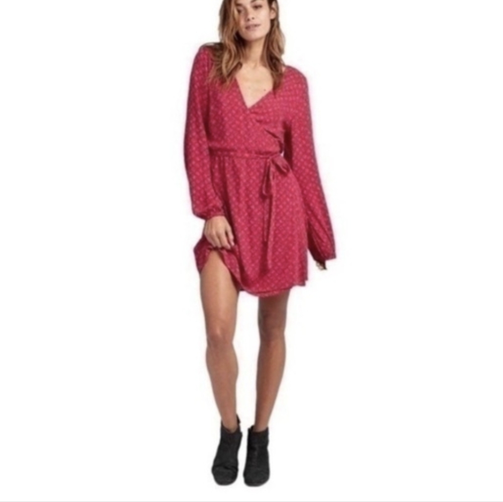 Billabong Love Warrior Wrap Dress -  Size Medium
